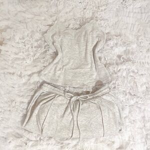 𝜗𝜚 american eagle lace trim lounge set